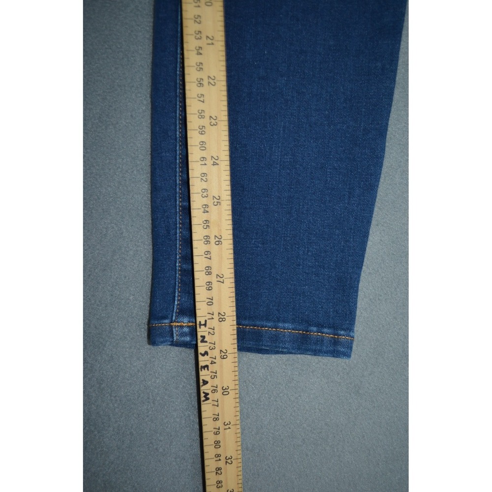 Lilly Pulitzer Eagan Jeans High Rise Size 12 Bennett Wash Style 013597 Skinny - Picture 7 of 11